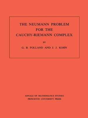 cover image of The Neumann Problem for the Cauchy-Riemann Complex. (AM-75), Volume 75